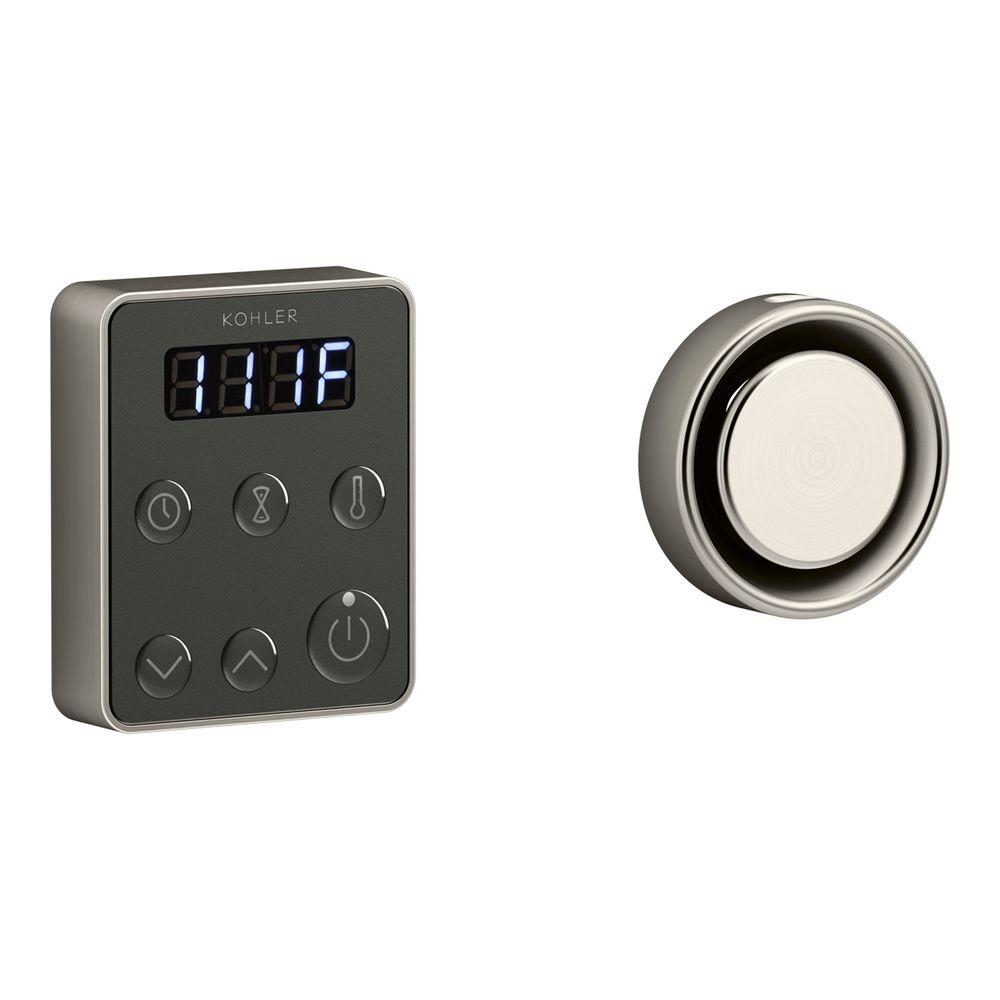Kohler Invigoration Steam Bath Generator Control Kit In Vibrant Kohler Invigoration Steam Bath Generator Control Kit In Vibrant Brushed Nickel