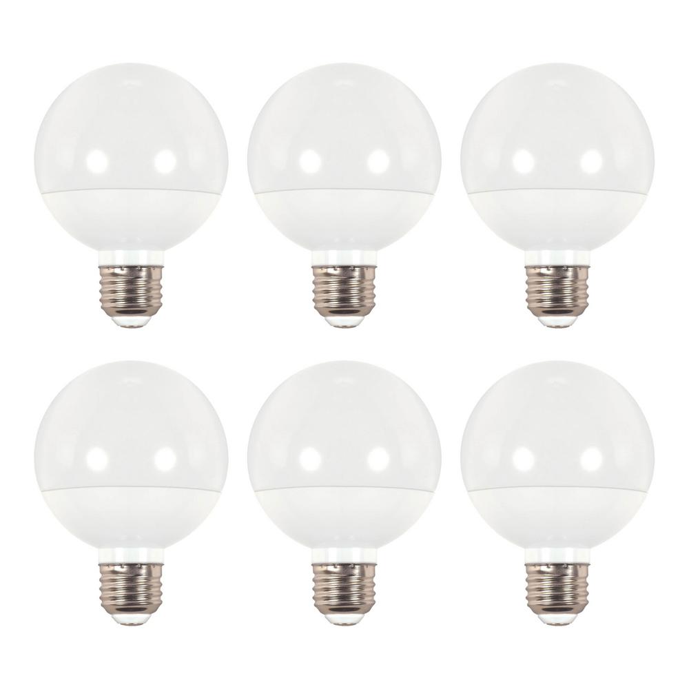 EcoSmart 60-Watt Equivalent G25 Globe Dimmable LED Light Bulb in Warm