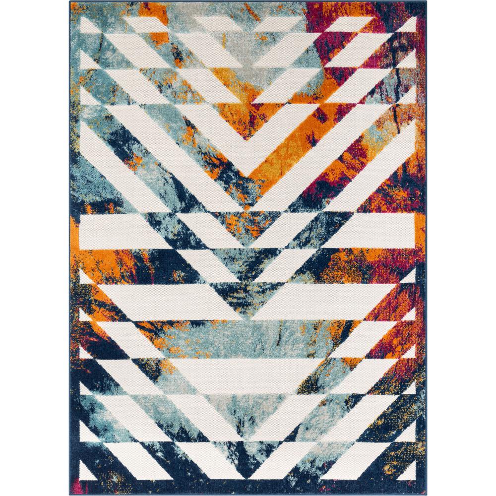 Chevron 22 0 Antimicrobial Outdoor Rugs The Home Depot