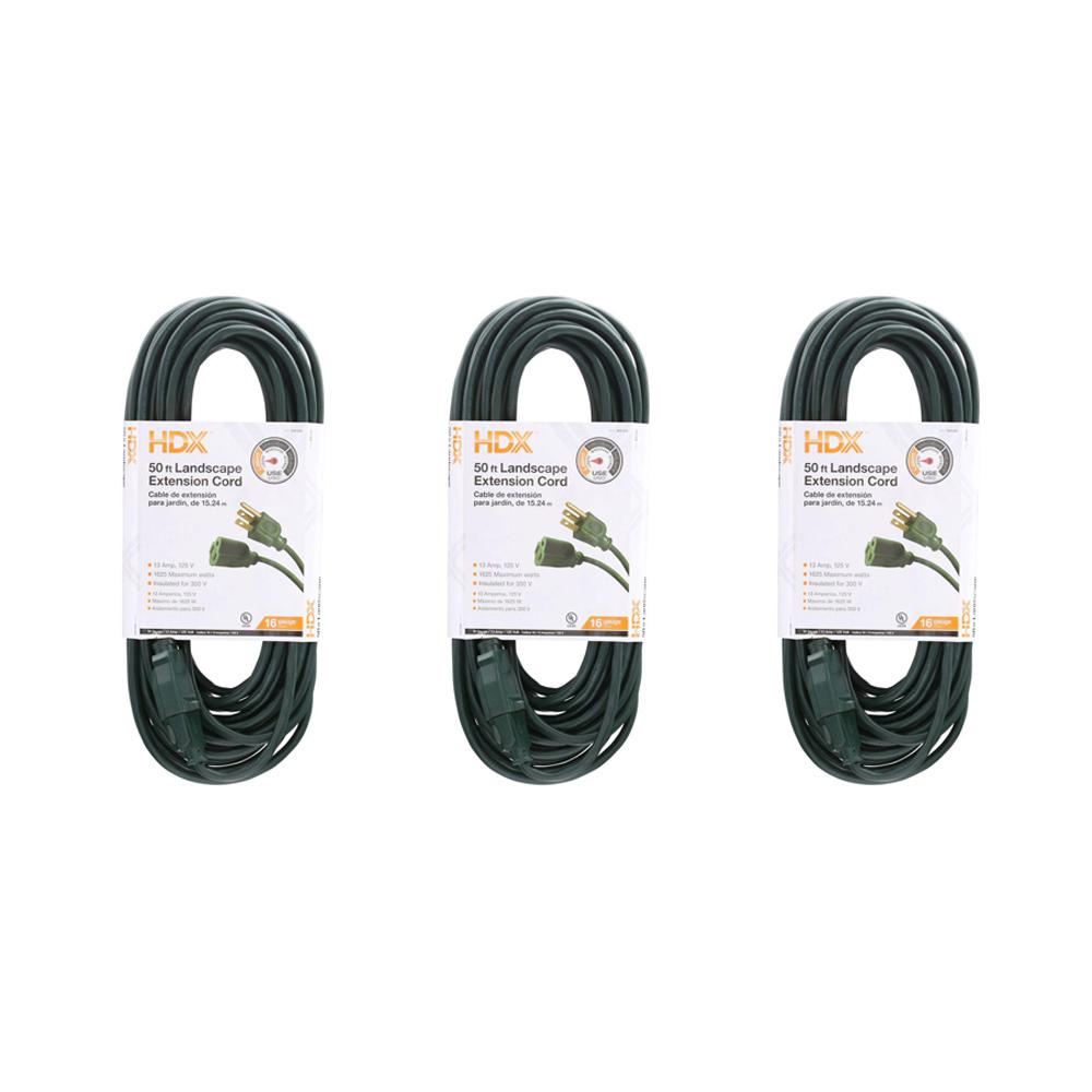 None Extension Cords Surge Protectors The 16 3 Landscape Extension Cord Pack