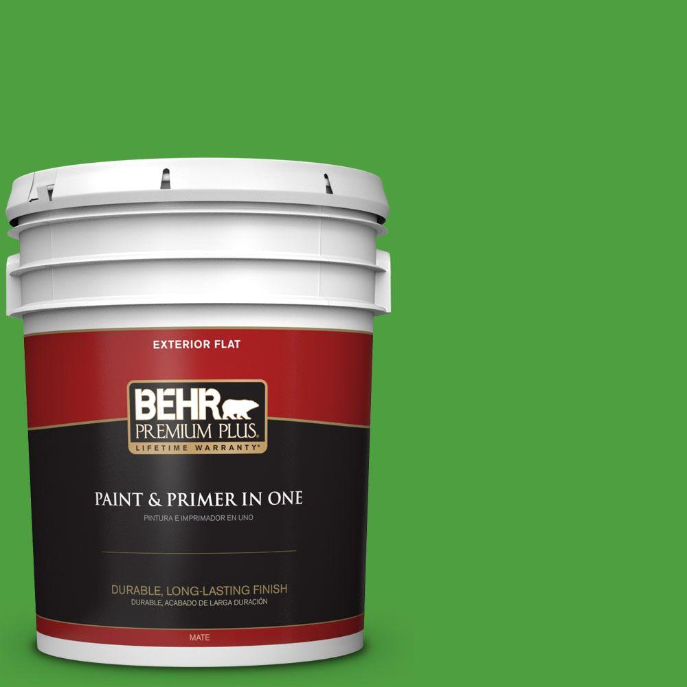 BEHR Premium Plus 5gal. SG440 Green Acres Flat