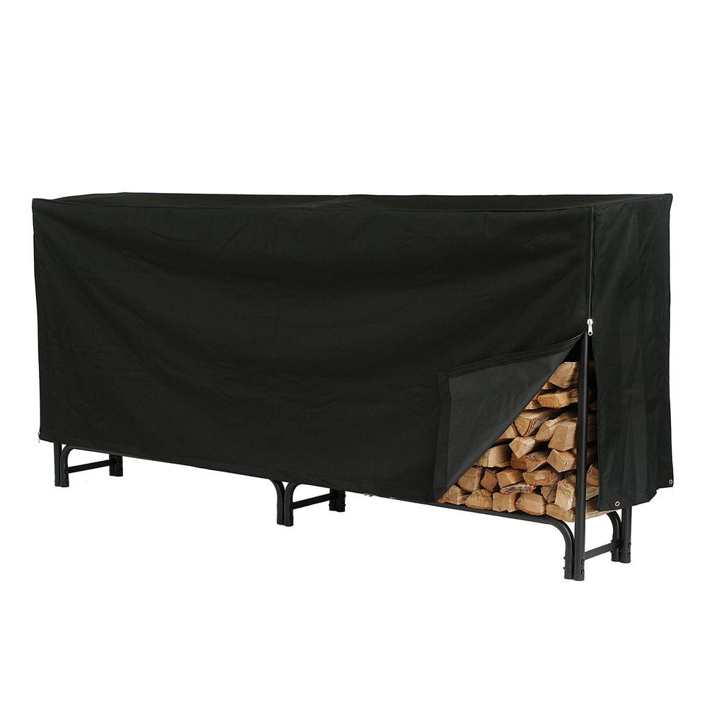 Pleasant Hearth 12 ft. Polyester FullLength Firewood Rack CoverLC6