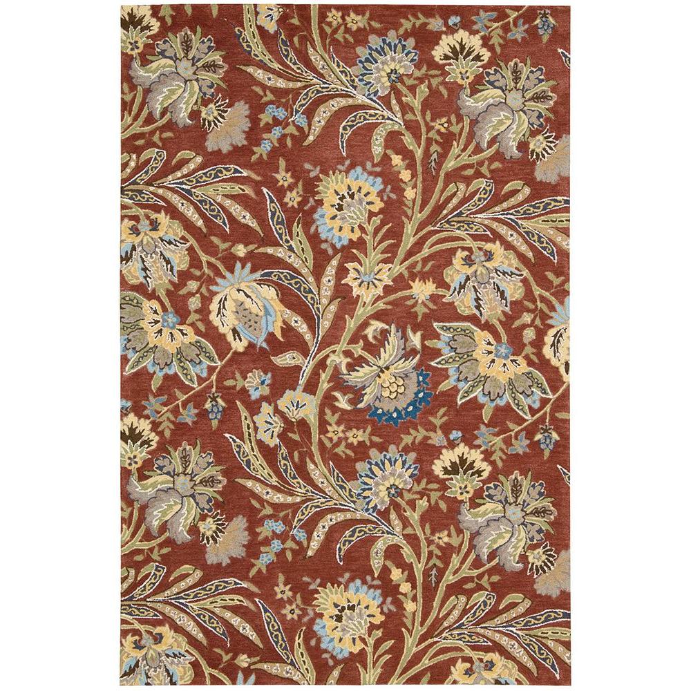 Nourison Somerset Latte 5 Ft 6 In X 7 Area Rug 015969 Gatsby Multicolor 5 Ft X 7 6 In Area Rug