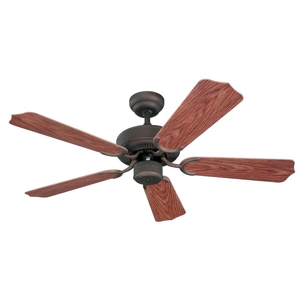 Monte Carlo Weatherford Ii 42 In Roman Bronze Ceiling Fan With Monte Carlo Weatherford Ii 42 In Roman Bronze Ceiling Fan With Grain American Walnut Abs