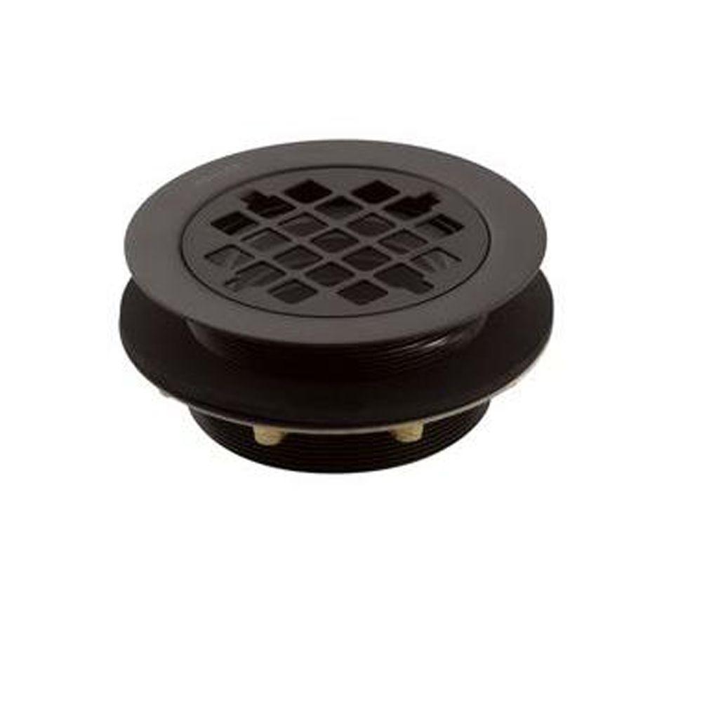 KOHLER Round Design Tilein Shower Drain in Vibrant Brushed NickelK