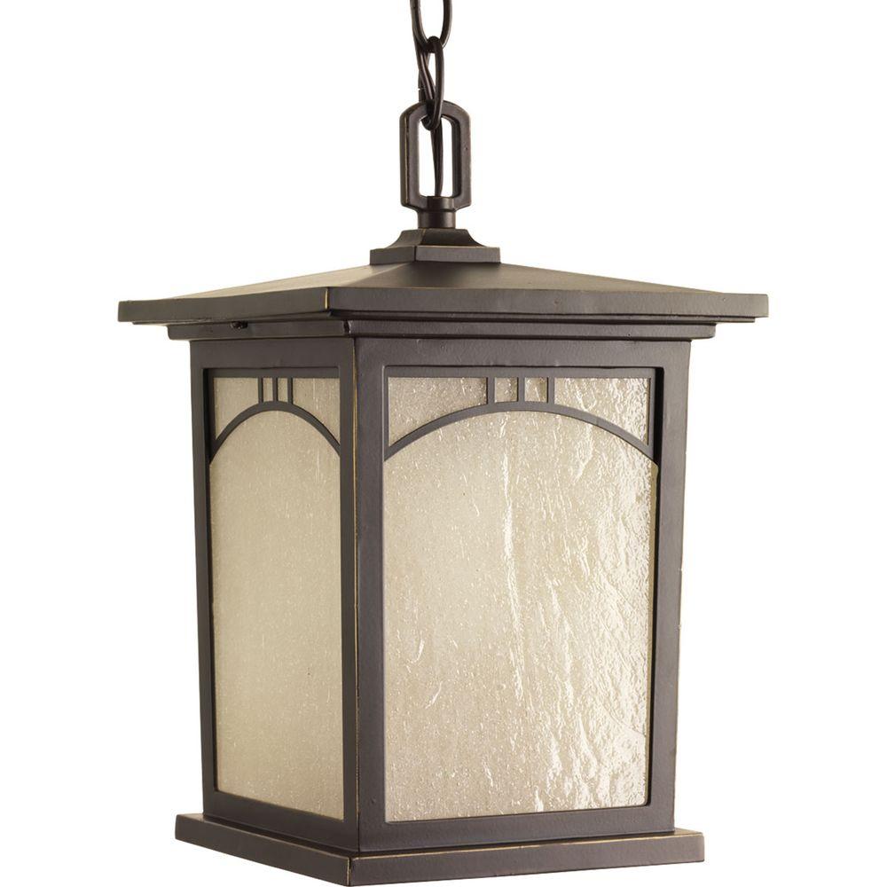 Progress Lighting Residence Collection 1-Light Antique Bronze Outdoor Hanging Lantern-P6552-20 ...