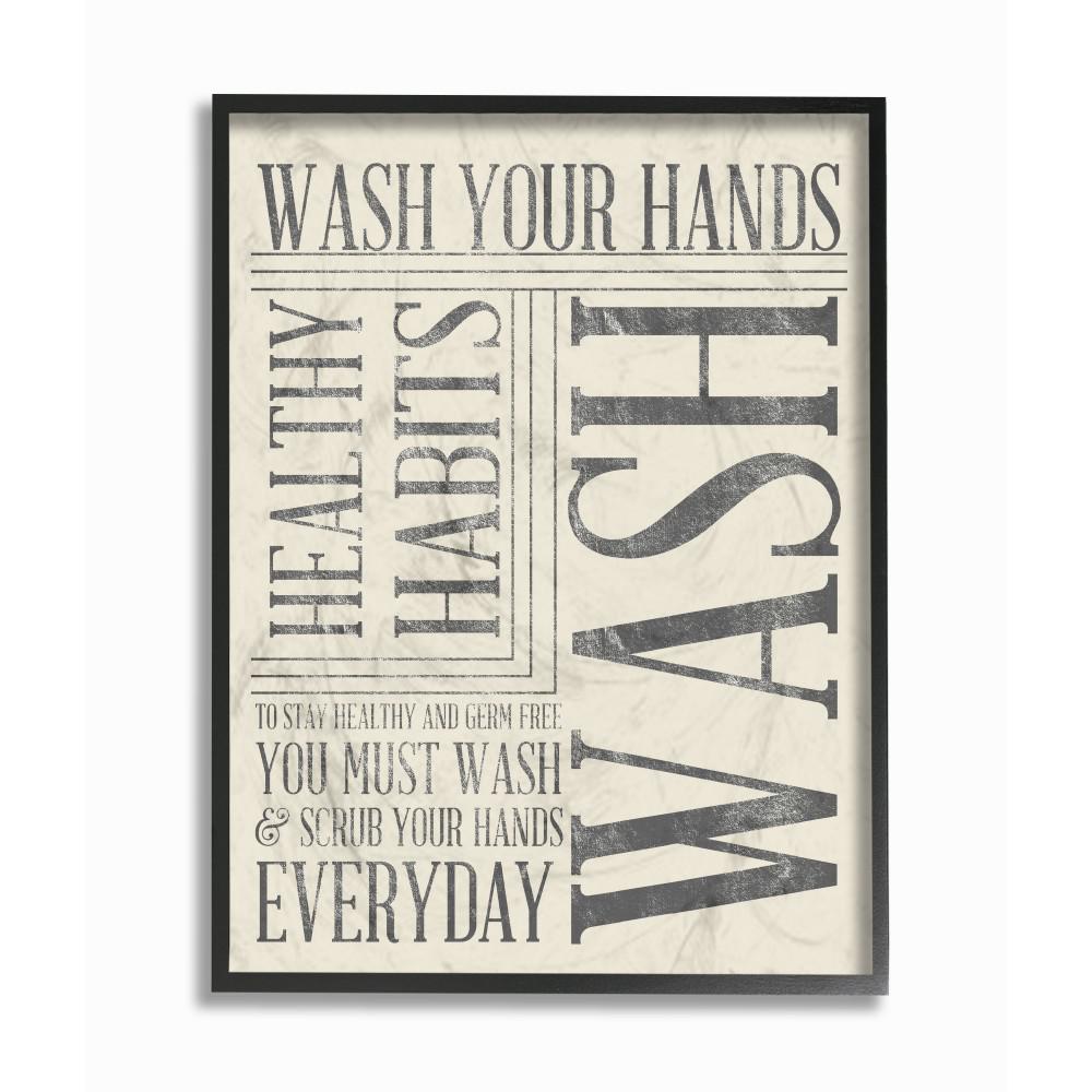 The Stupell Home Decor Collection 11 in. x 14 in. "Wash ...