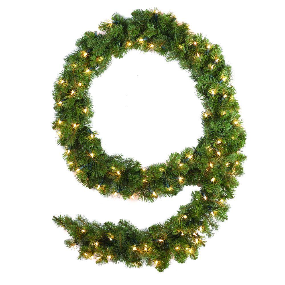 Christmas Garland Christmas Wreaths & Garland The Home Depot