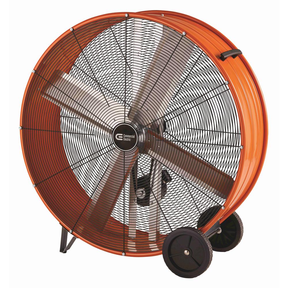 Commercial Electric 42 In Heavy Duty Belt Drive Drum Fan