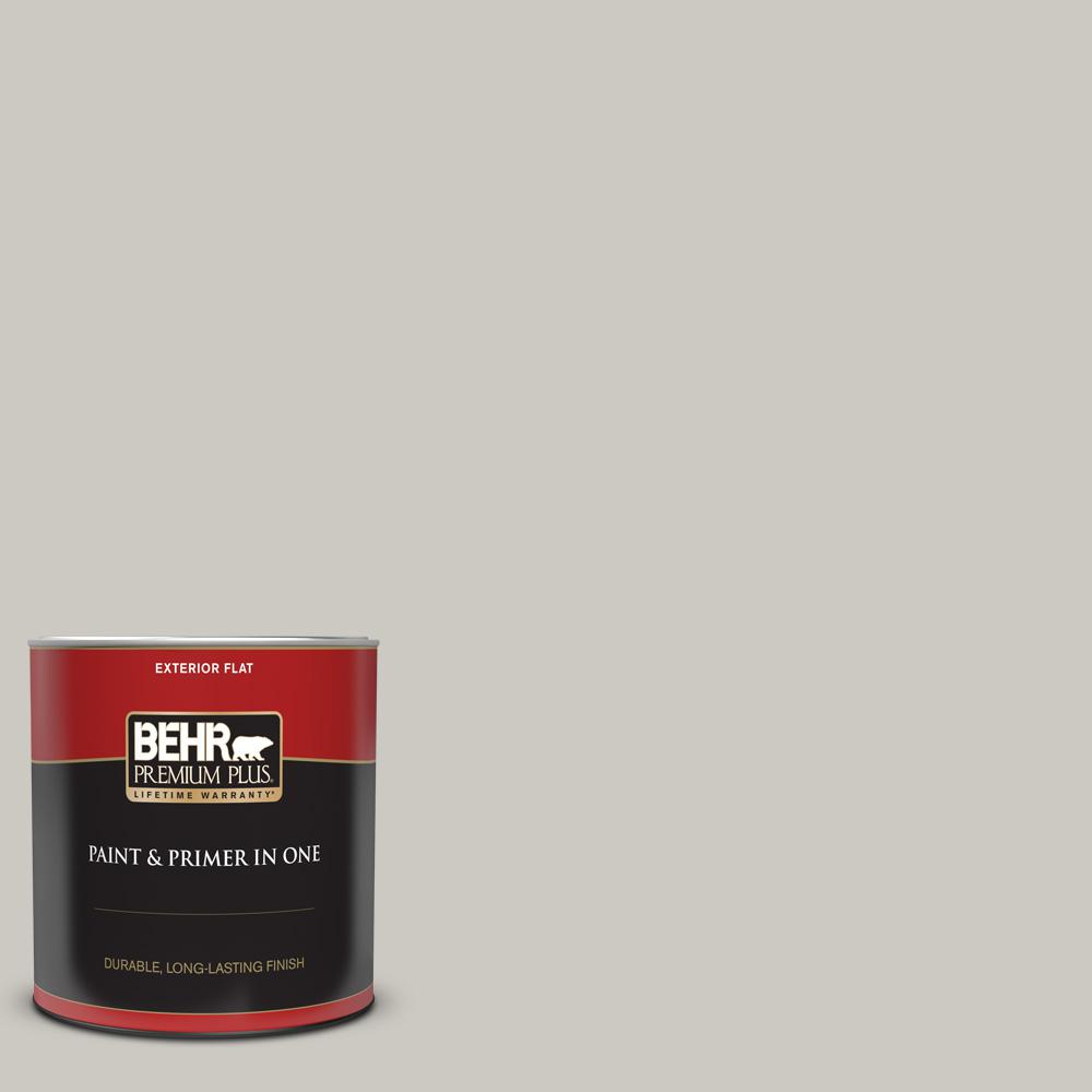 BEHR PREMIUM PLUS 1 Qt 790C 3 Dolphin Fin Flat Exterior Paint And   Dolphin Fin Behr Premium Plus Paint Colors 405004 64 1000 