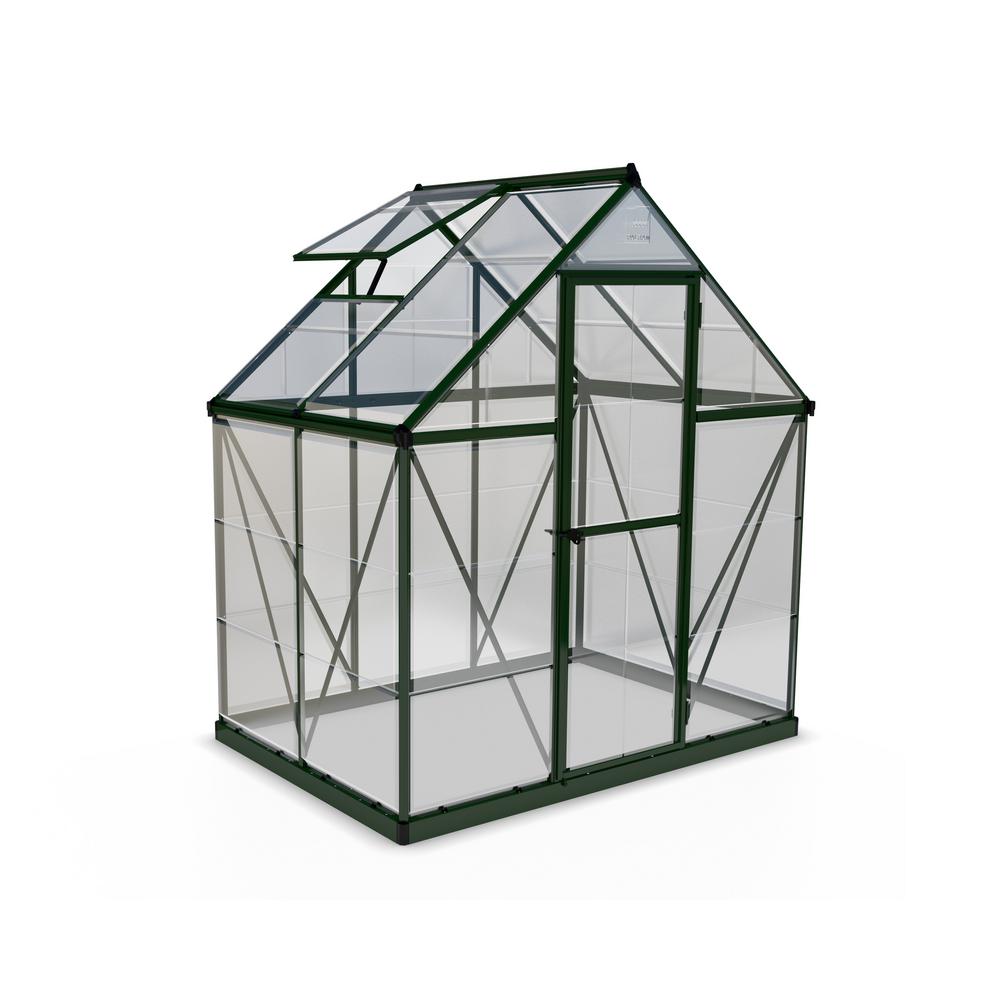 Palram Harmony 6 ft. x 4 ft. Polycarbonate Greenhouse in Green701635