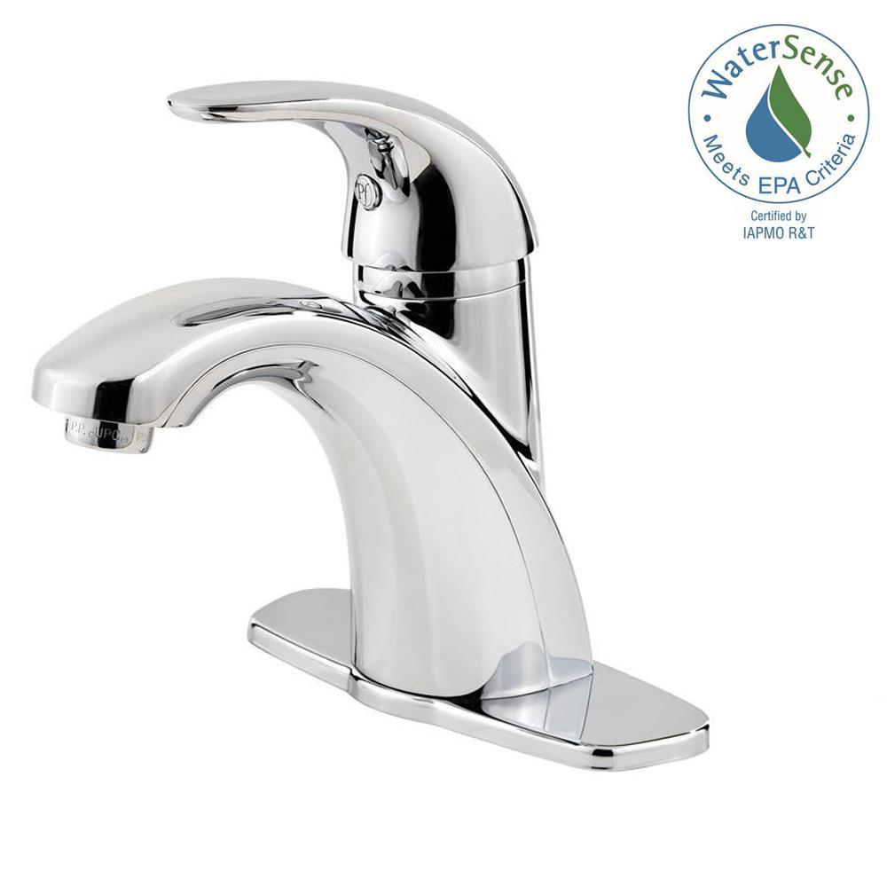 Pfister Brea 4 in. Centerset SingleHandle Waterfall Bathroom Faucet in