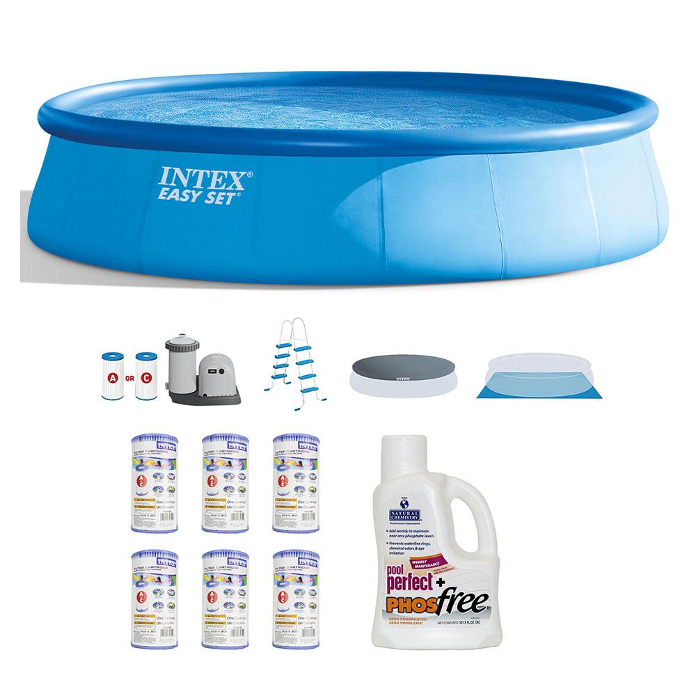 intex 15 x 48 inflatable pool