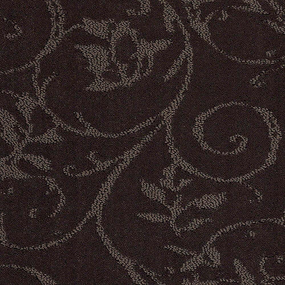LifeProof Carpet Sample Cheriton Color Java Brown Pattern 8 in. x 8