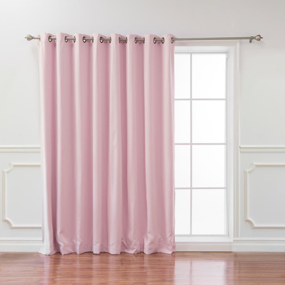 Best Home Fashion Wide Basic 100 In W X 96 In L Blackout Curtain