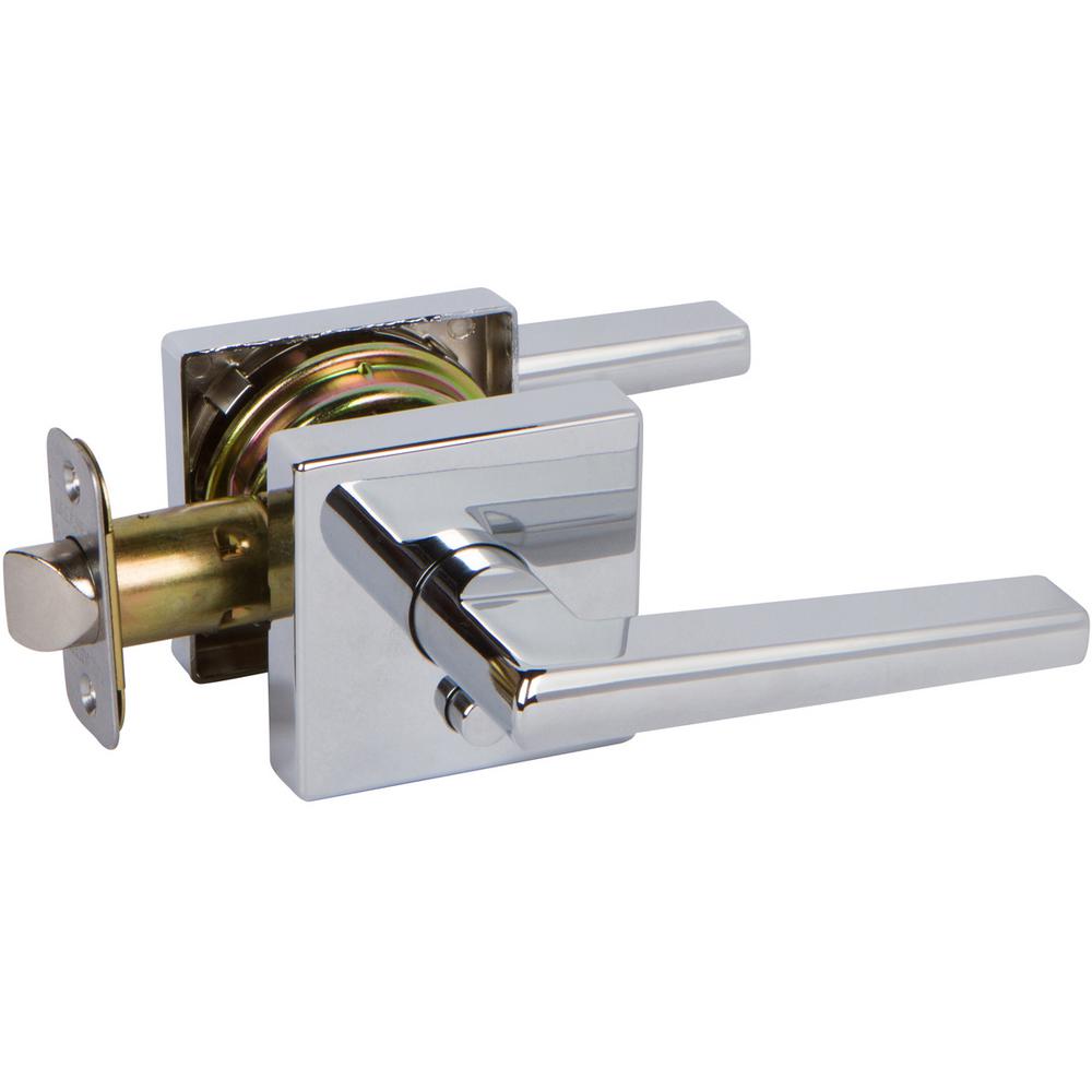Delaney Hardware D54526 VL Privacy Lever Chrome deadbolt Lock