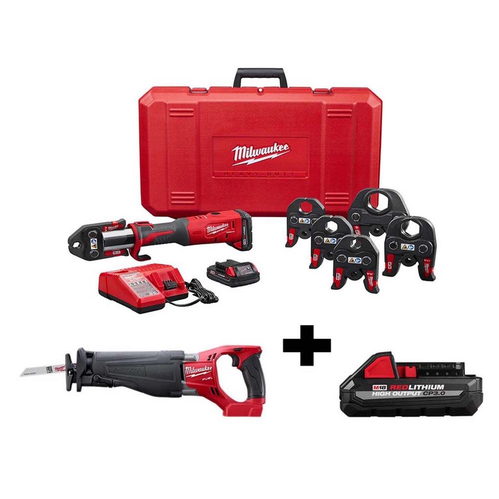 Milwaukee 2473-22 M12 Li-Ion FORCE LOGIC Press Tool Kit New