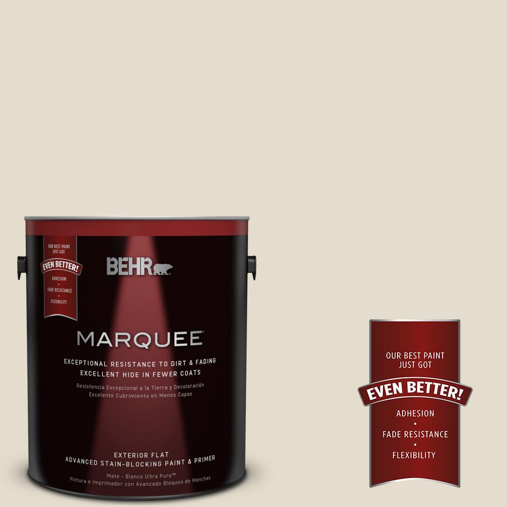 BEHR MARQUEE 1gal. PPU716 Vintage Linen Flat Exterior Paint445001
