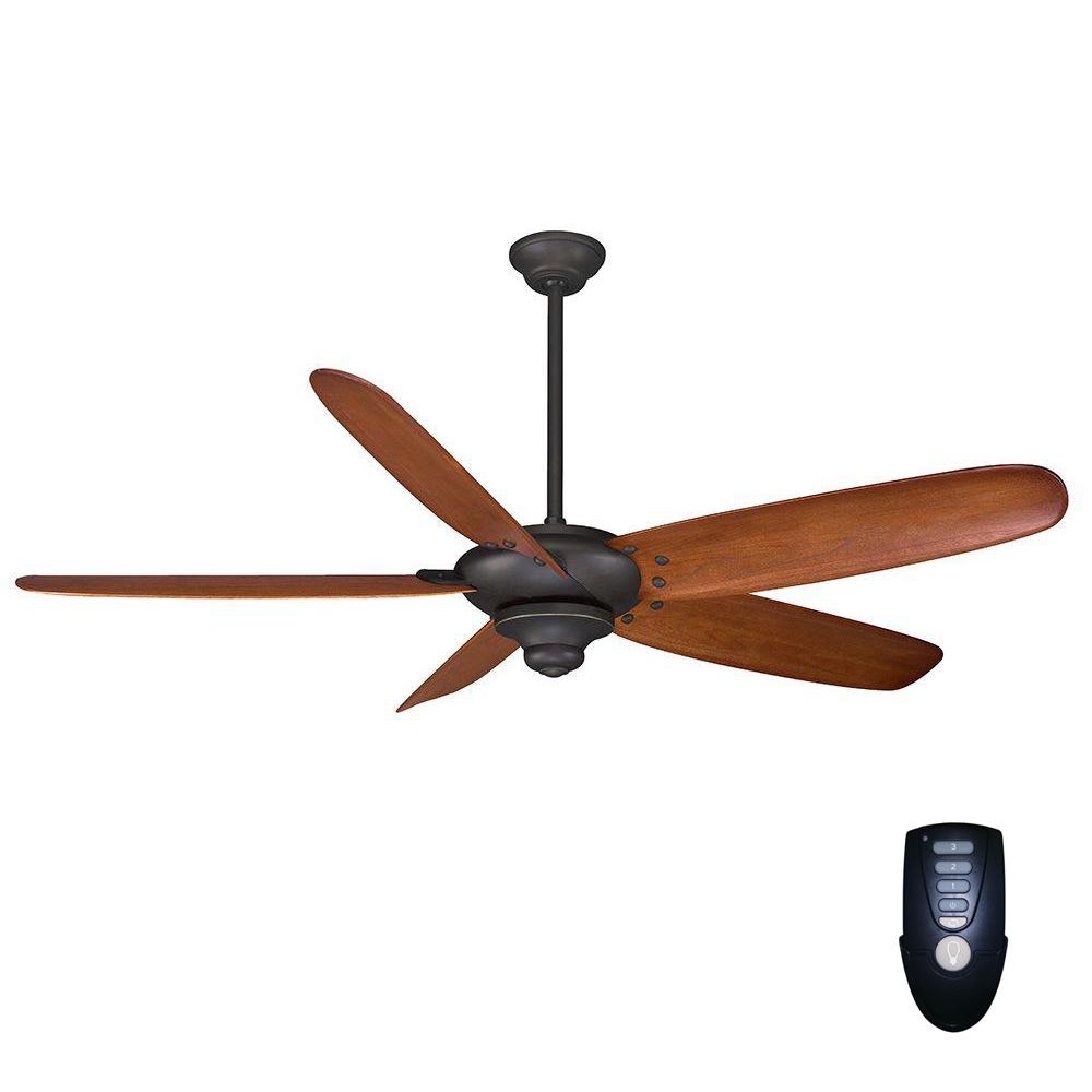 Home Decorators Collection Altura 68 In Indoor Oil Rubbed Bronze Ceiling Fan With Remote Control
