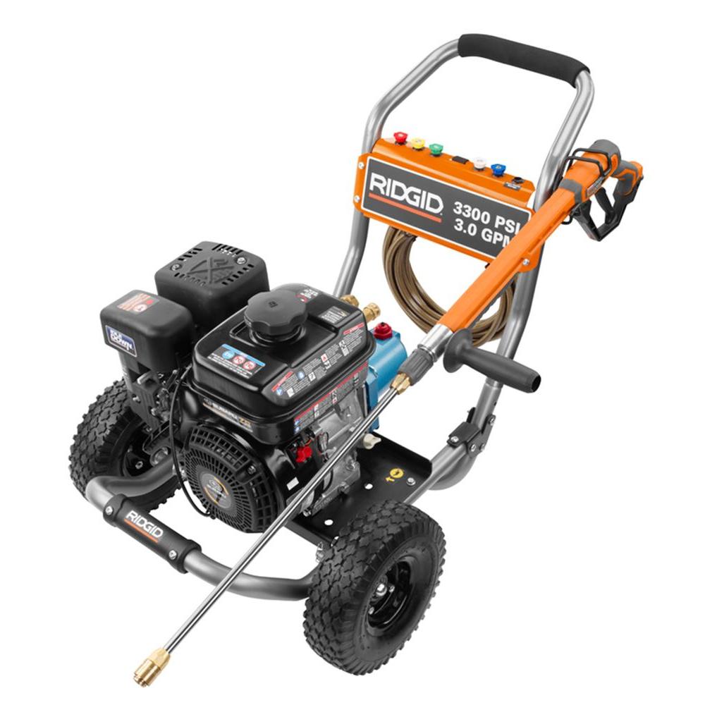Ridgid 3,300-PSI 3.0-GPM Subaru Engine Gas Pressure Washer with Cat Pump and... by RIDGID