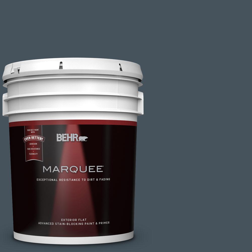 BEHR Premium Plus 1gal. BNC40 Moody Black Flat Exterior Paint430001
