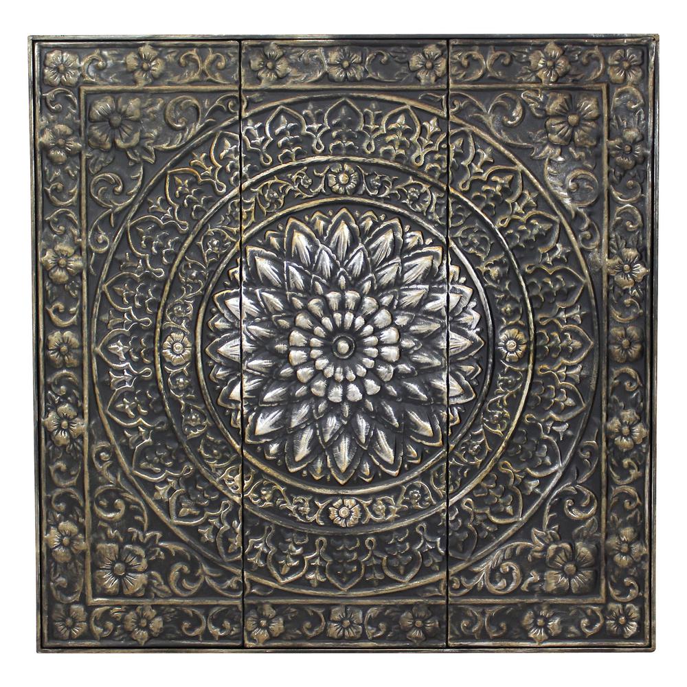 Amaryllis Metal Wall Decor In Distressed Cream 0729400440 The Home Bella Bronze Metal Wall Decor