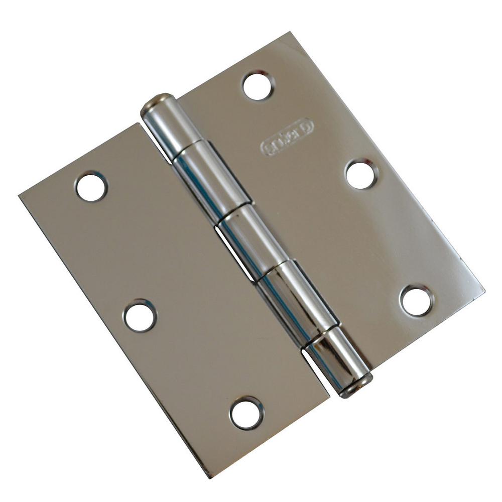 Onward Full Mortise Inset Brass Hinge (1-Pair)-820BB - The Home Depot