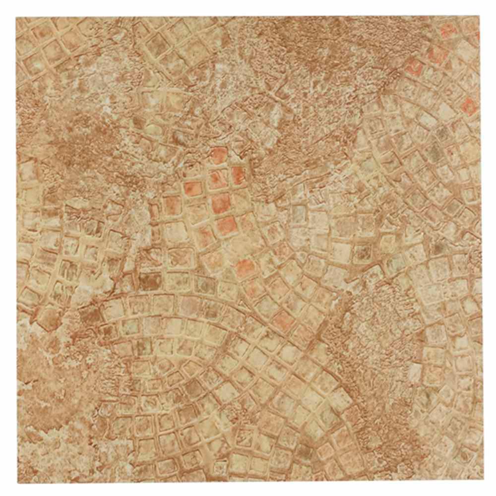Achim Tivoli Beige 12 In X 12 In Peel And Stick Ancient Mosaic