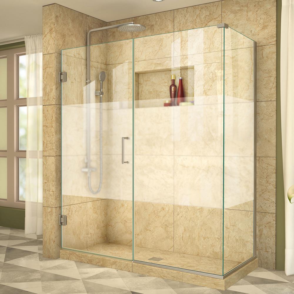 Dreamline Unidoor Plus 34 3 8 In X 58 1 2 72 Frameless Dreamline Unidoor Plus 34 3 8 In X 58 1 2