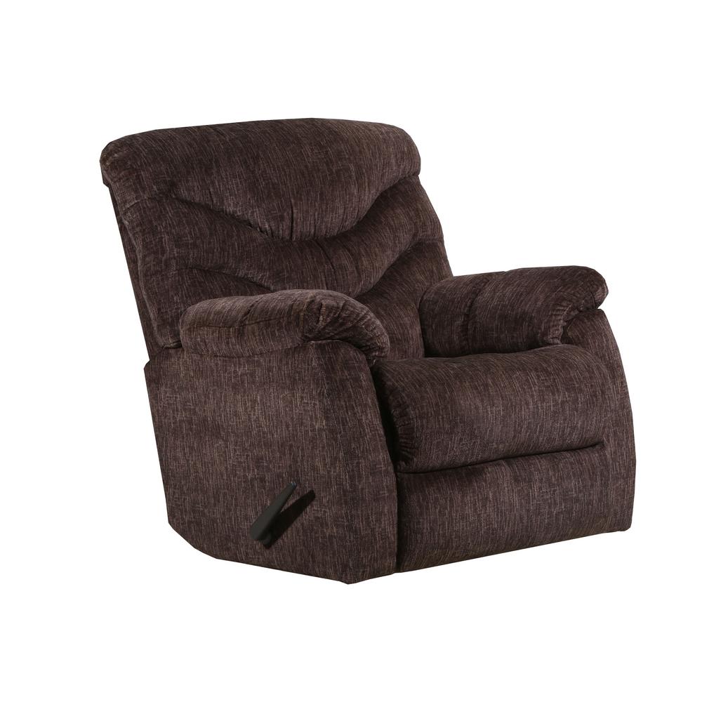 Lane Alecio Chocolate Rocker Recliner-4219-19 Alecio Chocolate - The ...