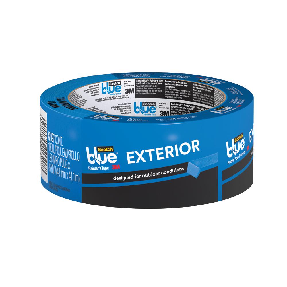 3m Scotchblue 1 88 In X 45 Yds Exterior Surfaces Painter S Tape Exterior Surfaces Painter S Tape
