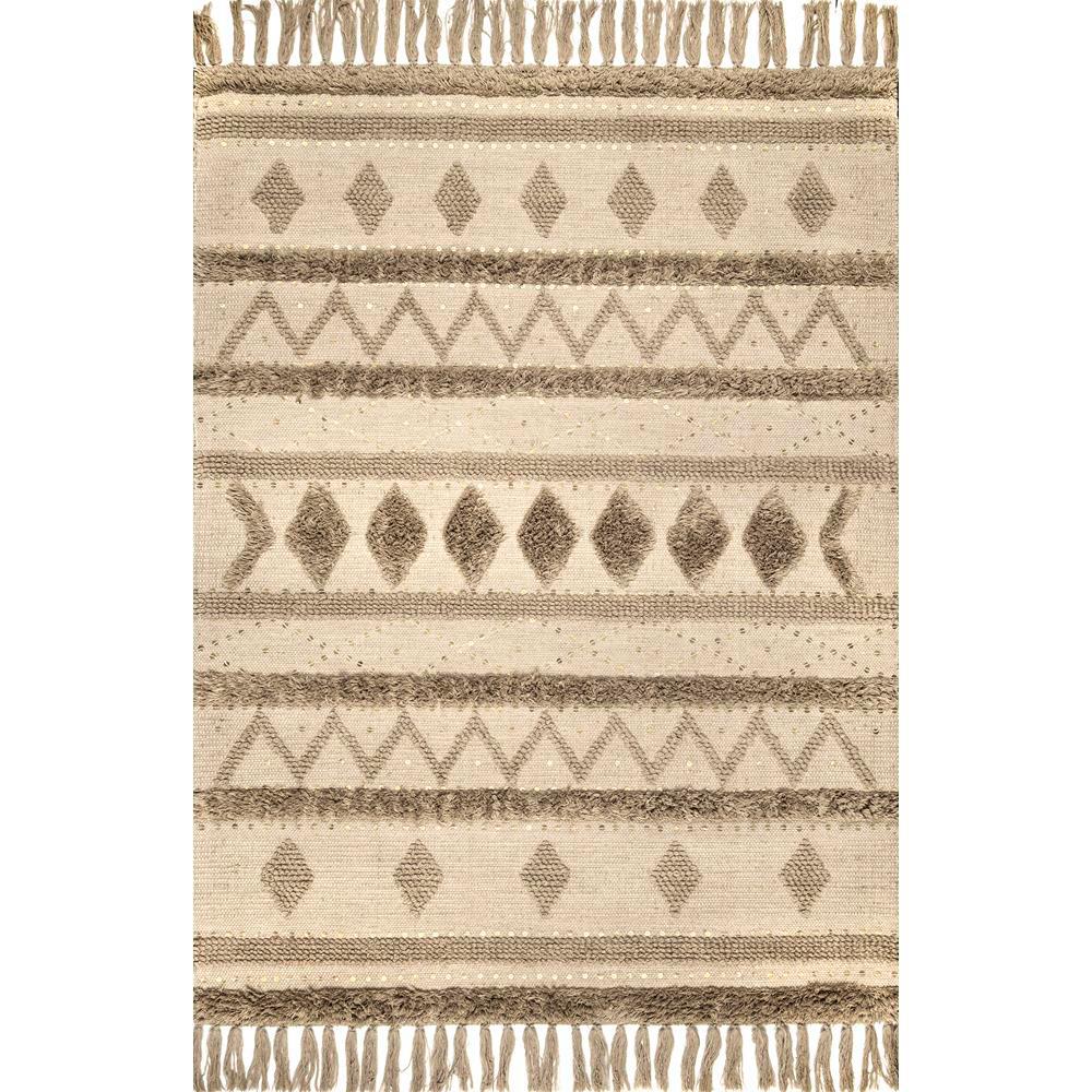 Nuloom High Low Durden Geometric Beige 7 Ft 6 In X 9 Area Rug