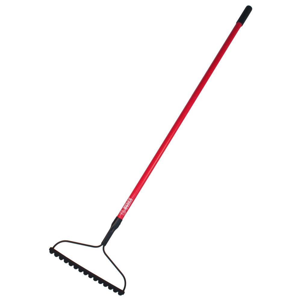 Bully Tools 16 inch Steel Head Bow Rake with Fiberglass Handle by Bully Tools