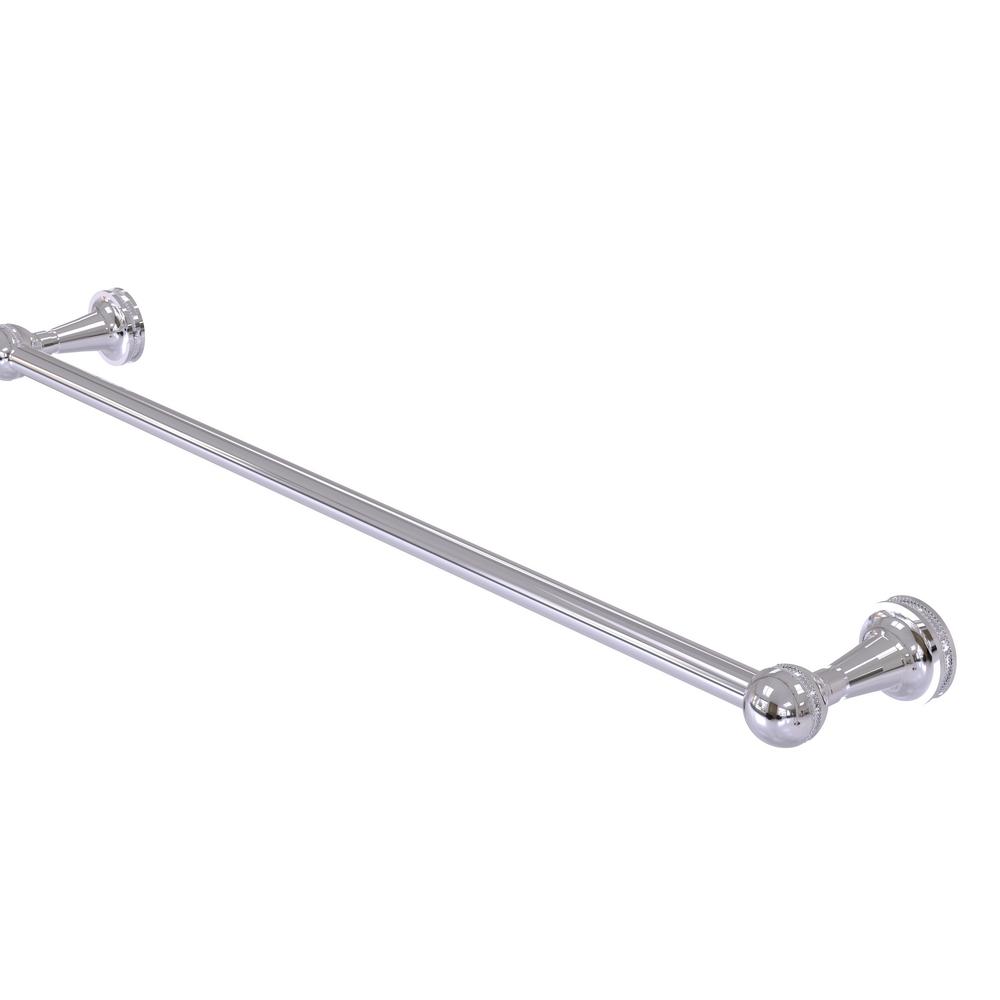 Allied Brass Mambo Collection 24 In Towel Bar In Polished Chrome MA 21   Polished Chrome Allied Brass Towel Bars Ma 21 24 Pc 64 1000 