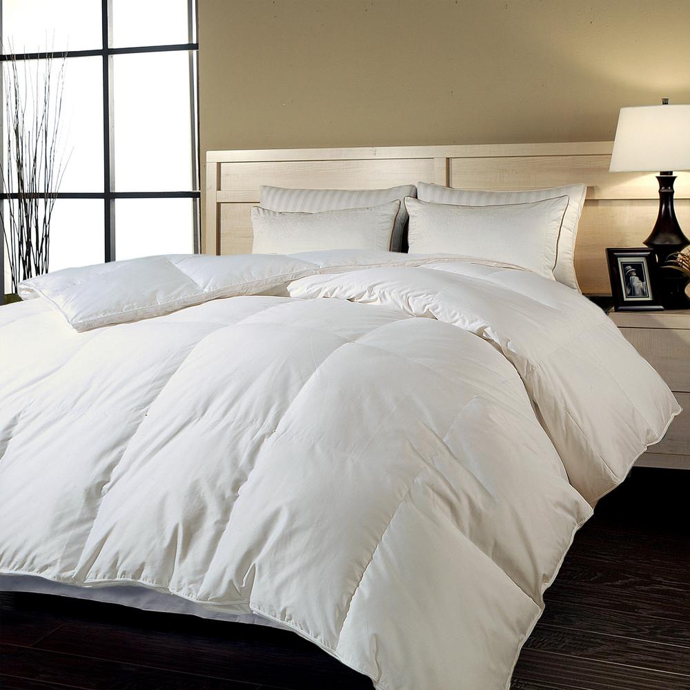 Blue Ridge Down Alternative 700tc Cotton Sateen King Comforter122003 The Home Depot