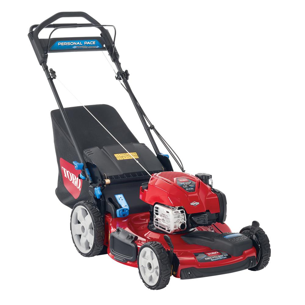Recycler 22 in. SmartStow Briggs and Stratton PoweReverse Personal Pace