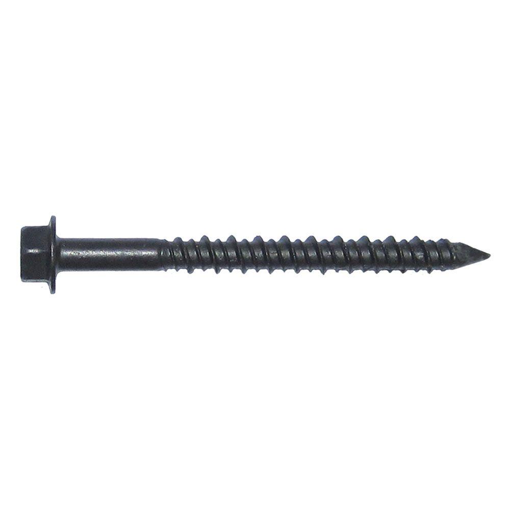 BlueTap 3/8 in. x 4 in. Bronze HexHead Concrete ScrewBT8H40BR001