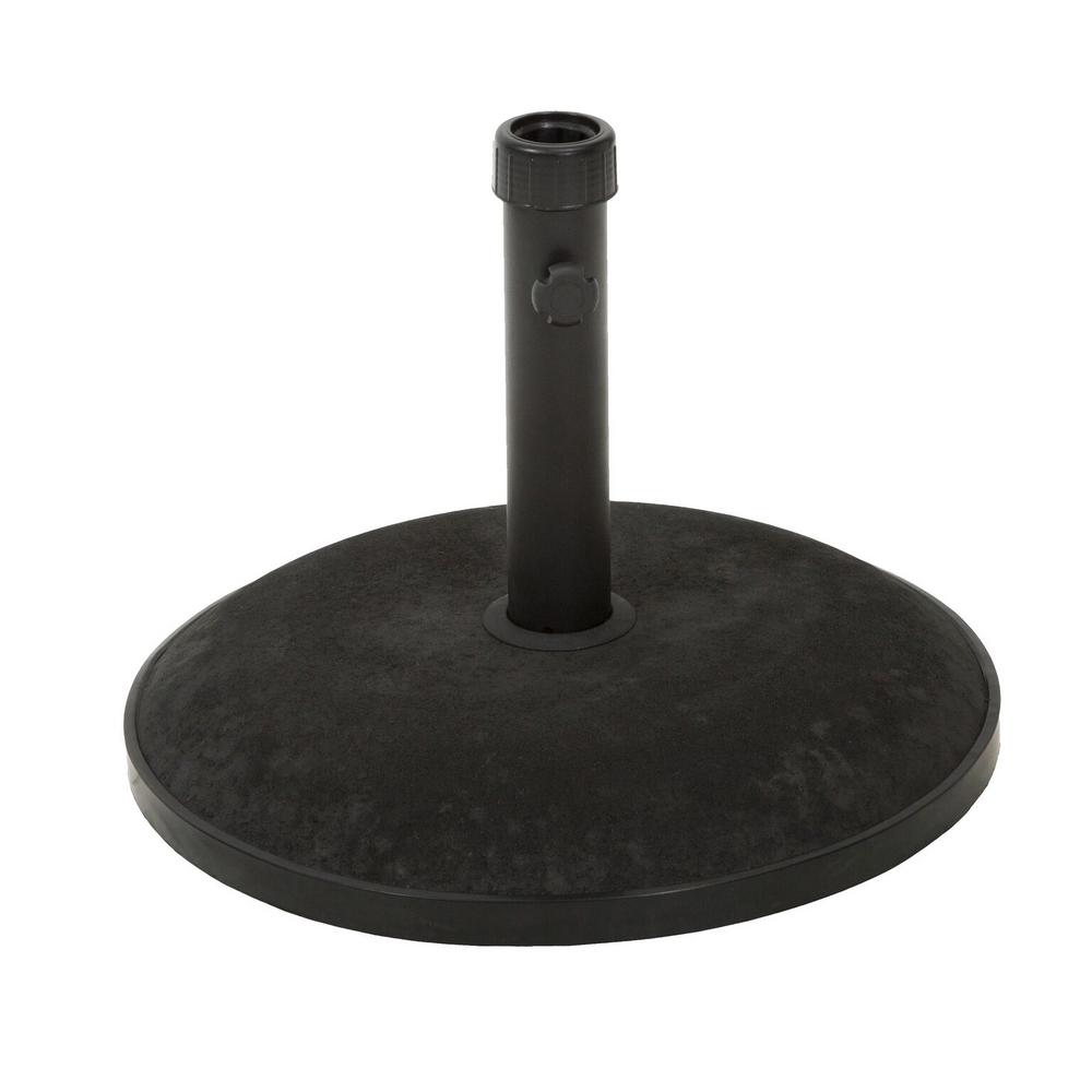 Noble House 55 Lbs Concrete Patio Umbrella Base In Black 2635 The Home Depot