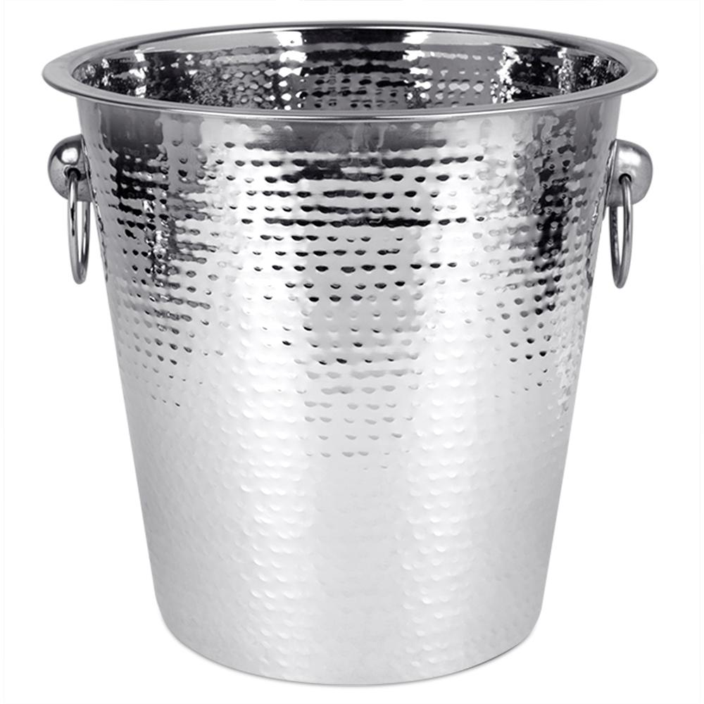 white champagne bucket