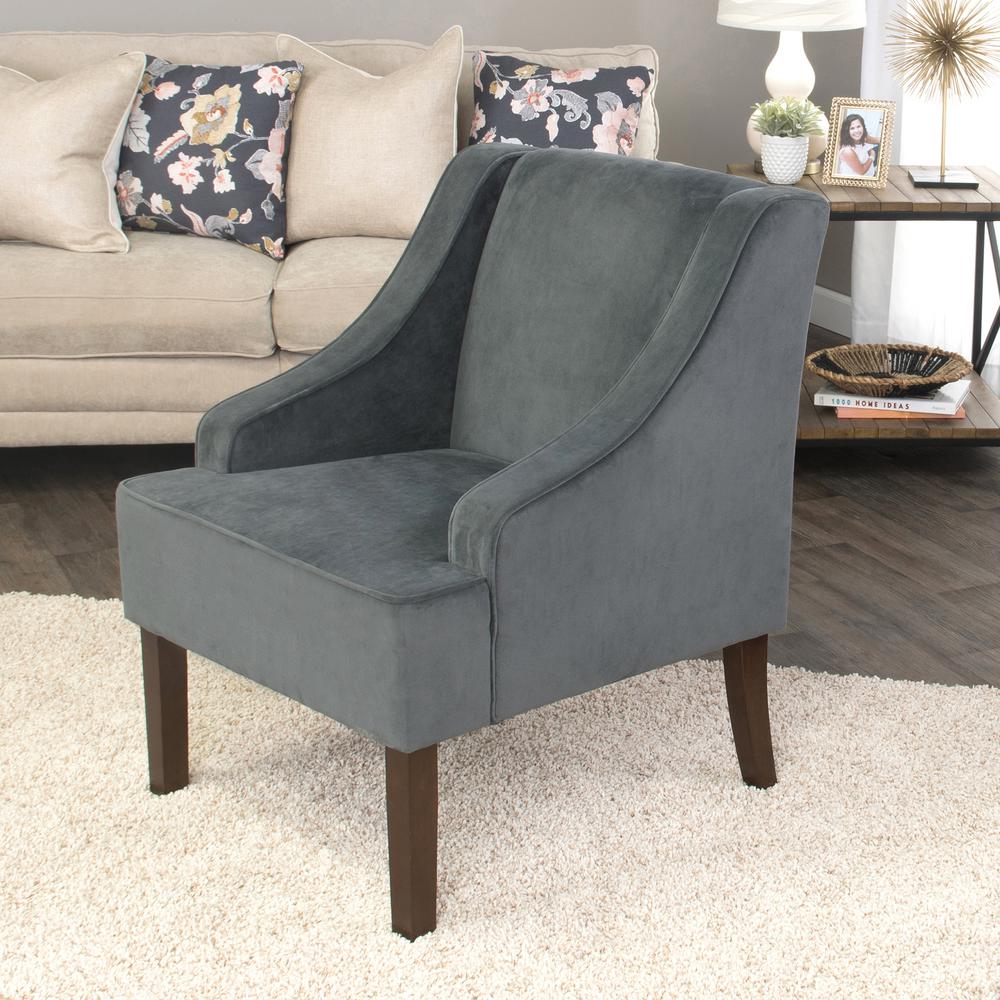 Grey Arm Chair Silver Accent Chairs The Home Depot Arm Chair Silver Accent Chairs