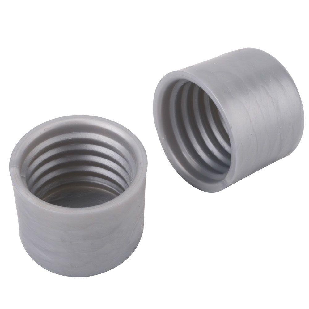 Everbilt 11/4 in. Platinum Closet Pole End Caps (2Pack)HD0019PM