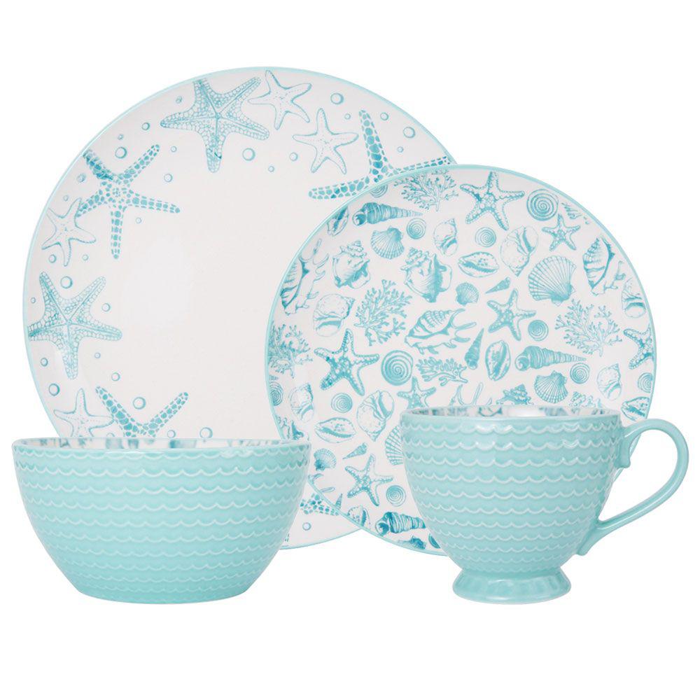 aqua dish set