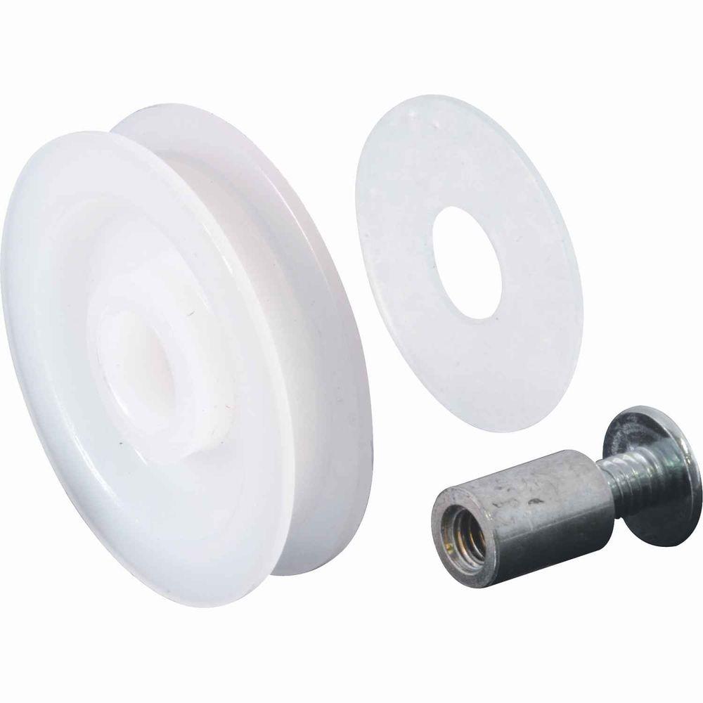 PrimeLine 11/4 in. Bottom Mount Nylon Wheel with BushingB 558 The