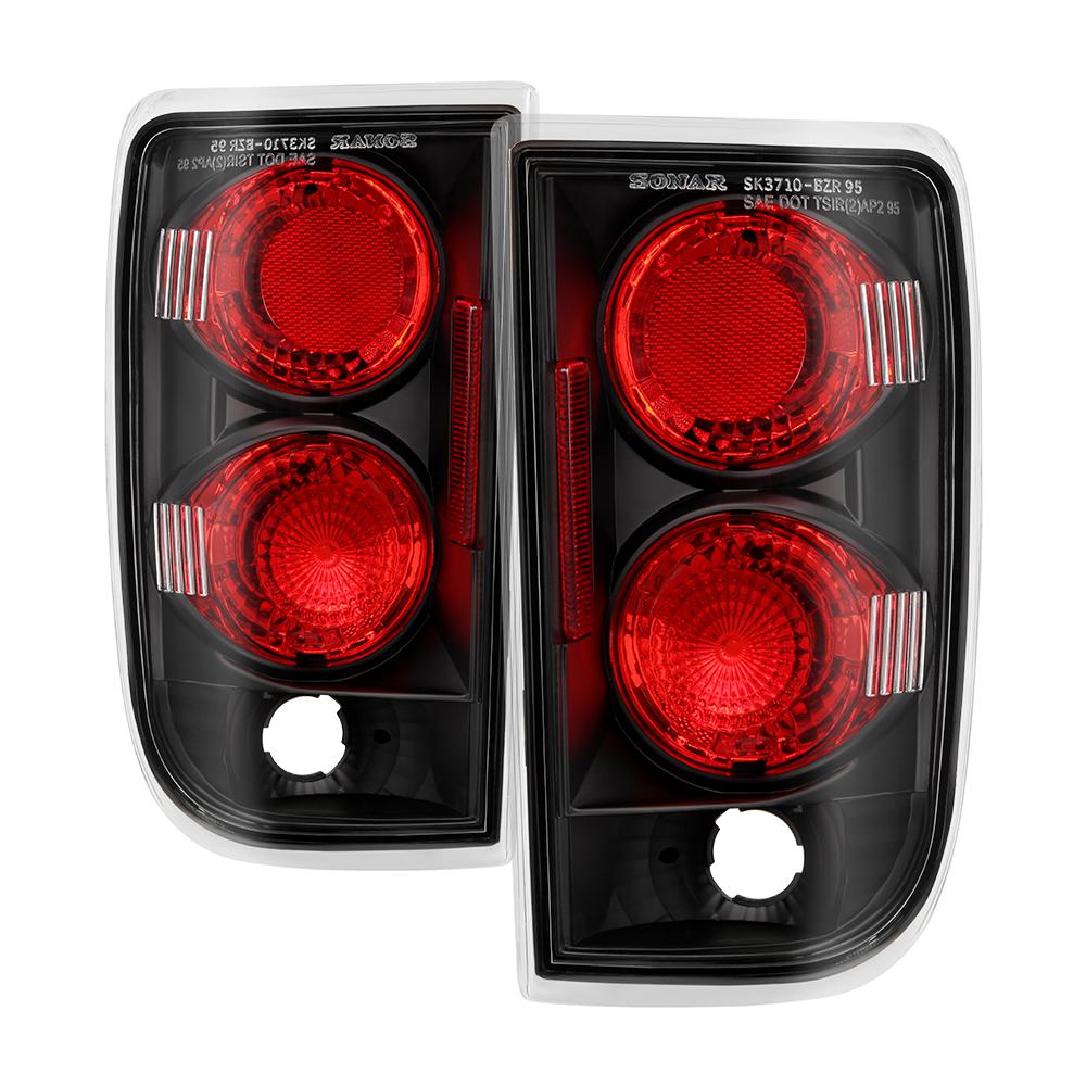 Spyder Auto Chevy Blazer 95 05 Gmc Jimmy 95 05 Oldsmobile Bravada 96 01 Euro Style Tail Lights Black The Home Depot