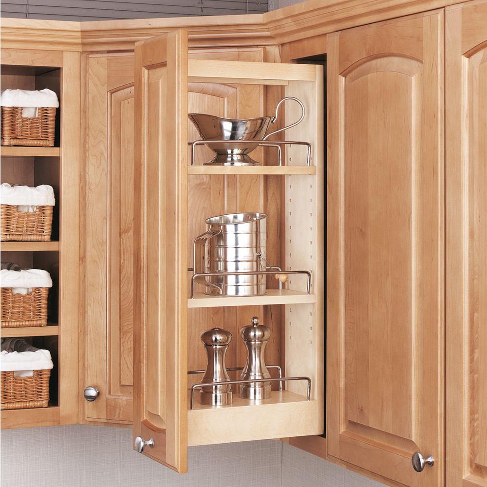 RevAShelf 26.25 in. H x 5 in. W x 10.75 in. D PullOut Wood Wall