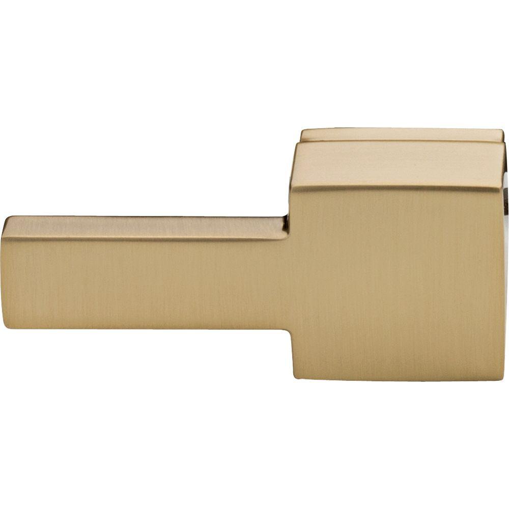 delta champagne bronze toilet handle