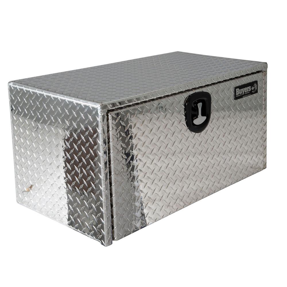 Buyers Products Company 18 In X 18 In X 30 In Diamond Plate Tread Aluminum Underbody Truck Tool Box 1705103 The Home Depot