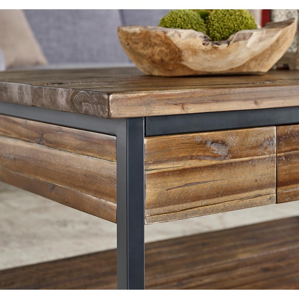 Alaterre Furniture Claremont 42 L Rustic Wood Coffee Table With Low Shelf Ancm1174 The Home Depot - Slate Coffee Table With Shelf And Drawers Alaterre Furniture Claremont 42 L Rustic Wood Coffee Table With Low Shelf Ancm1174 The Home Depot - Slate Coffee Table With Shelf And Drawers