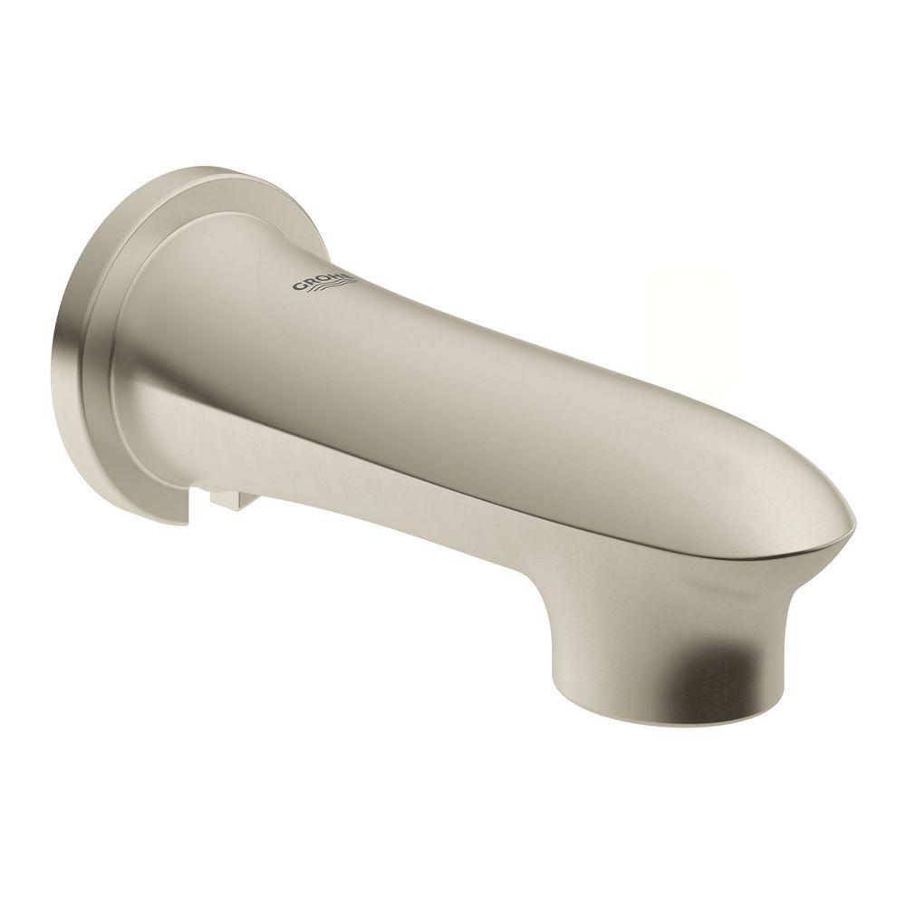 Grohe Concetto Wall Mounted Tub Spout Brushed Nickel Infinityfinish Eurostyle Wall Mount Tub Spout In Brushed Nickel Infinity