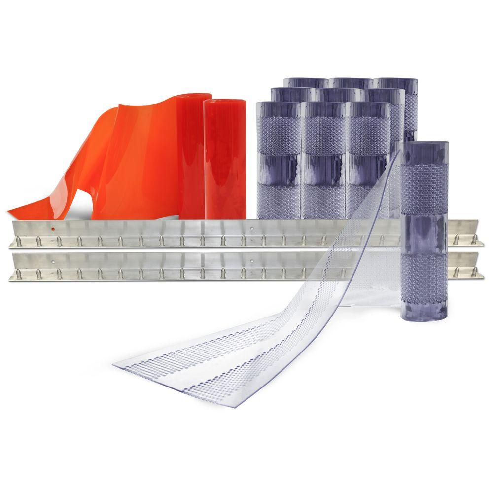 Aleco AirStream Insect Barrier 8 Ft X 10 Ft PVC Strip Door Kit 443577 